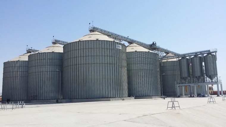Strategic grain storage complex